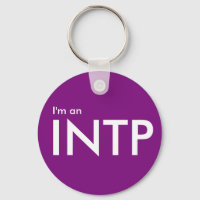 I'm an INTP - Personality Type Purple Porte - clé