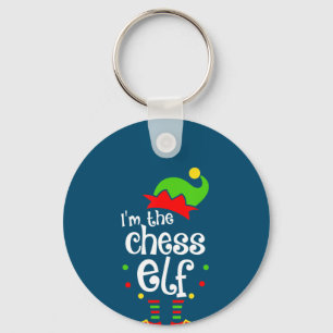 Porte-clés im chess elf xmas famille ami cadeau de noël