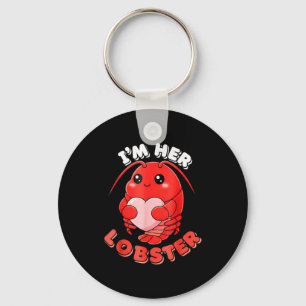 Porte-clés Im Her Lobster Couple assorti Saint-Valentin Femme