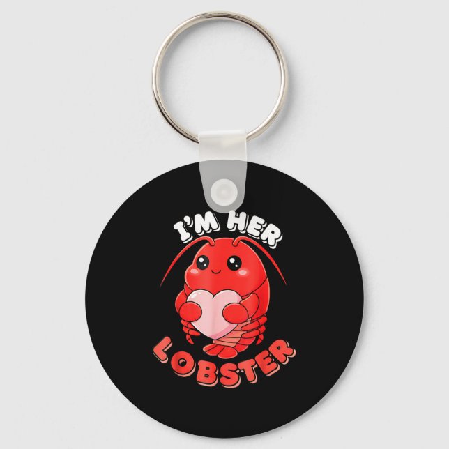 Porte-clés I'm Her Lobster Matching Couple Valentine's Day Wo (Recto)