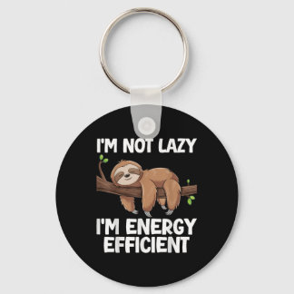 Porte-clés Im Pas Lazy Im Économie D'Énergie Sloth