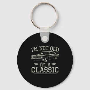 Porte-clés Im Pas Vieux Im Clic Funny Voiture Vintage Graphis