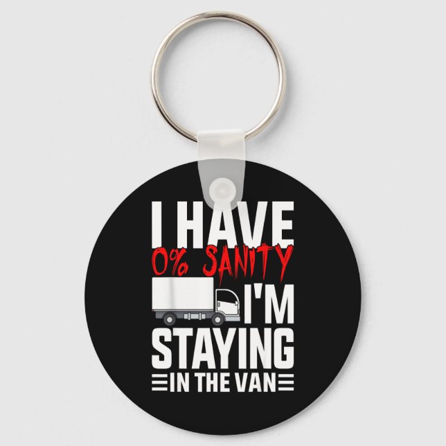 Porte-clés I'm Staying In Tha Van Funny Phasmophobia Gamer Wo (Recto)