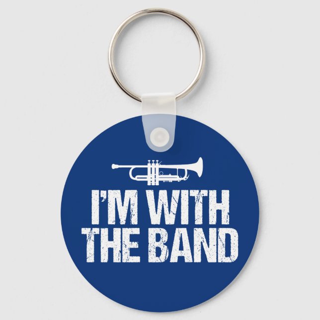 Porte-clés I'm With The Band Funny Trumpet (Recto)