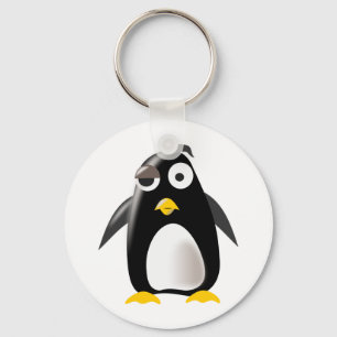 Porte-clés Image de Linux de tux de pingouin