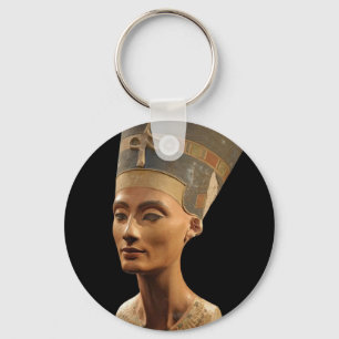 Porte-clés Image du buste de Nefertiti dans le musée de Neue