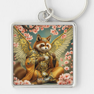 Porte-clés Imaginaire Cute King Tanuki Tea