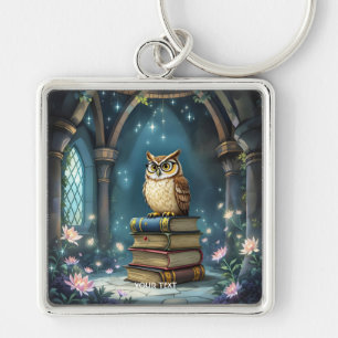 Porte-clés Imaginaire Cute Owl Glasses Livres