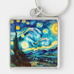 Porte-clés Imaginaire Cute Van Gogh inspiré