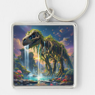 Porte-clés Imaginaire Joli Squelette Dinosaure Jardin