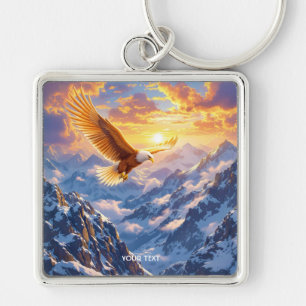 Porte-clés Imaginaire Mignonne Eagle Mountains lever du solei