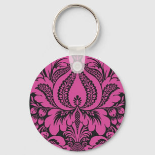 Porte-clés Imaginaire rose Porte - clé floral