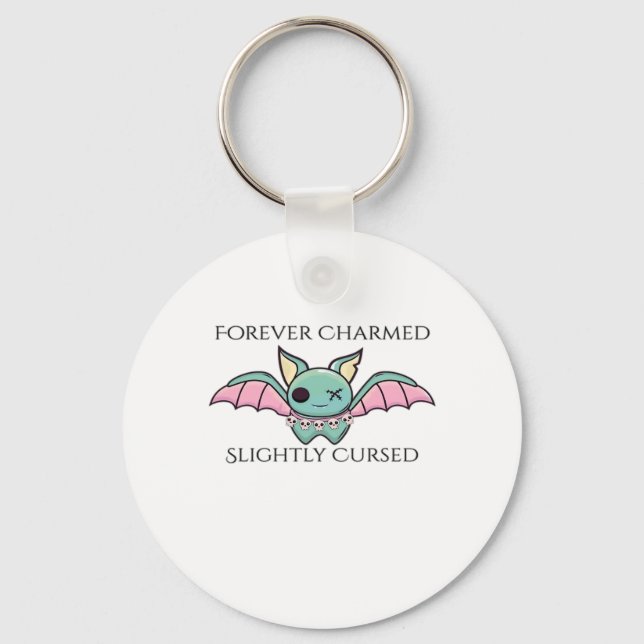 Porte-clés Imaginaire Whimsigoth - Forêts mystiques, Lunes et (Recto)