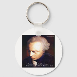 Porte-clés Immanuel Kant Science Vs Knowledge Quote Gifts