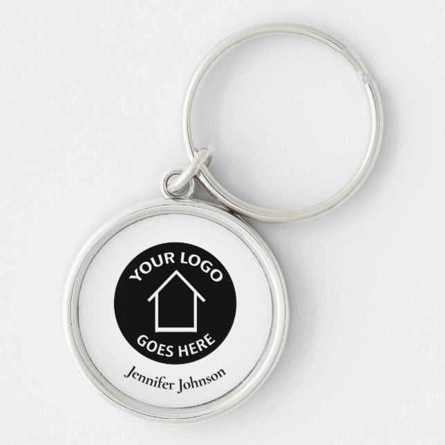 Porte-clés Immobilier Société Ajouter Votre Logo Realtor Pers (Devant)