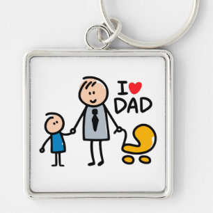 Porte-clés Impression Love Daddy