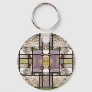 Porte-clés Impressions de vitraux