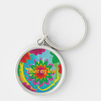 Porte-clés imprimé porte - clé à fleurs