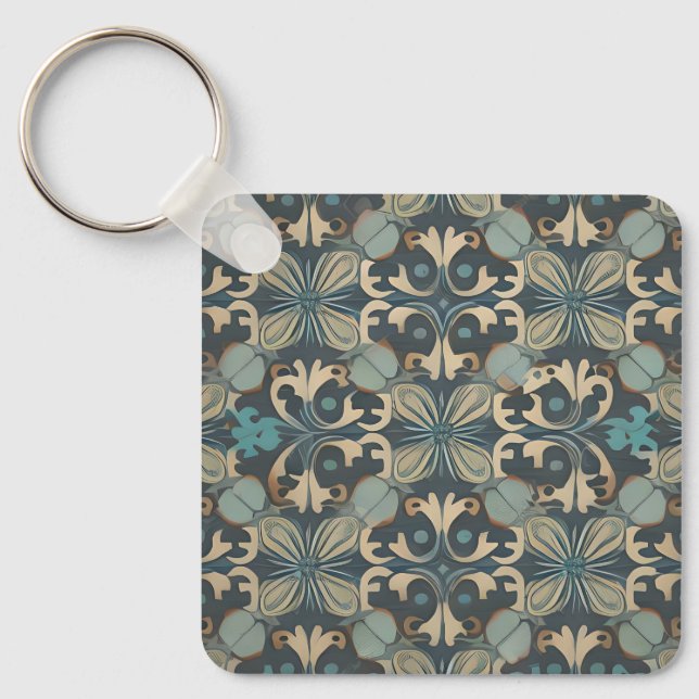 Porte-clés in blue (Recto)