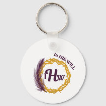 In His Will Key Chain