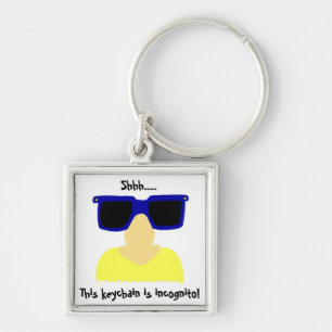 Porte-clés Incognito Moustache & Porte - clé de lunettes