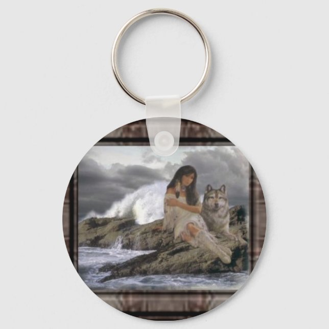 Porte-clés IndainMaiden_Wolf (Recto)