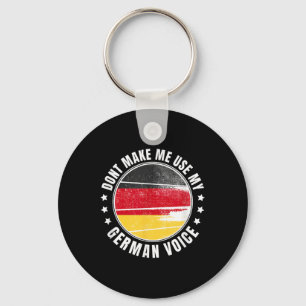 Porte-clés Indicateur Allemand _ _ Ne Me Faites Pas Utiliser