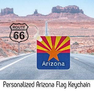Porte-clés Indicateur Arizona personnalisé