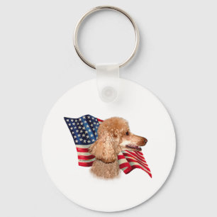 Porte-clés Indicateur Poodle (abricot)