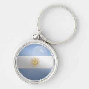 Porte-clés Indicateur rond argentin