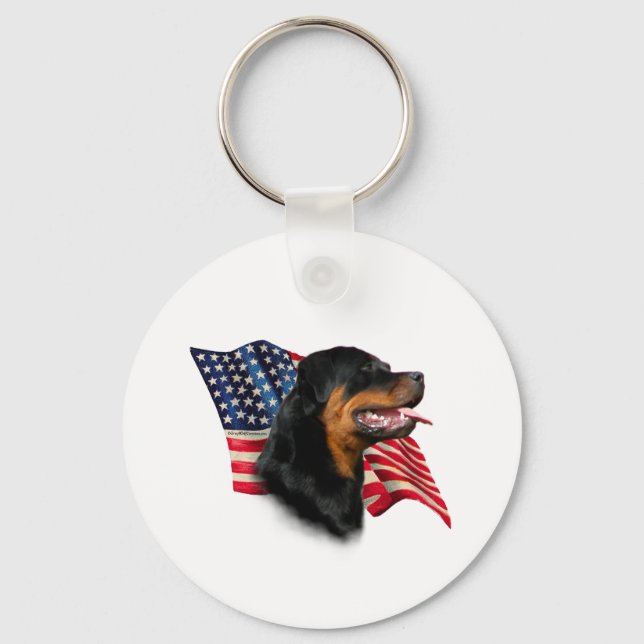 Porte-clés Indicateur Rottweiler (Recto)