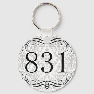 Porte-clés Indicatif régional 831