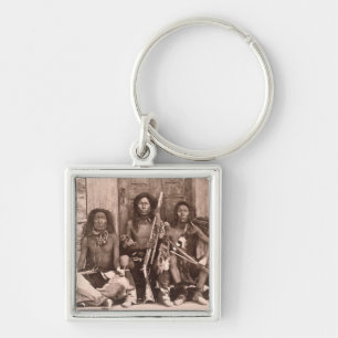 Porte-clés Indiens de Spokane, 1861 (photo de b/w)