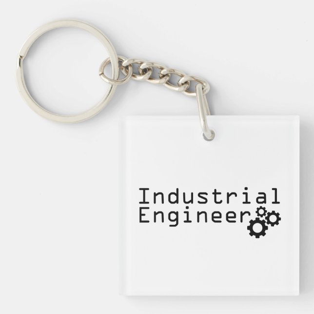 Porte-clés Industrial Engineering Funny Engineer (Devant)