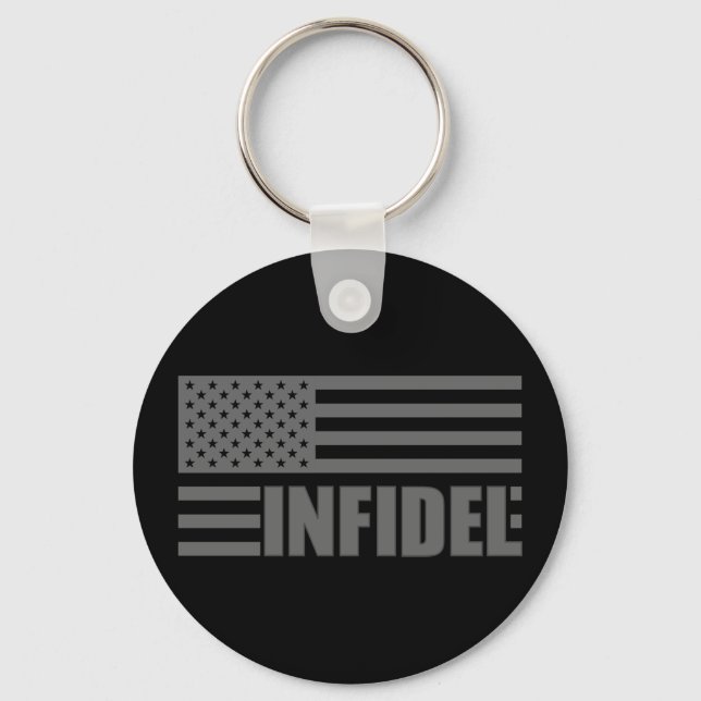 Porte-clés Infidel américain (Recto)