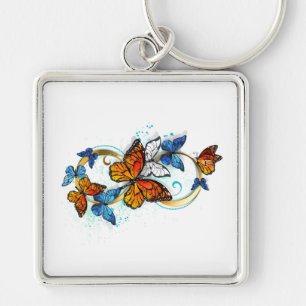 Porte-clés Infinité de papillons monarques
