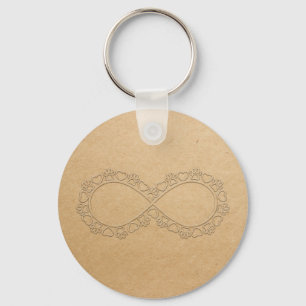 Porte-clés Infinite Love Dog Paw Print