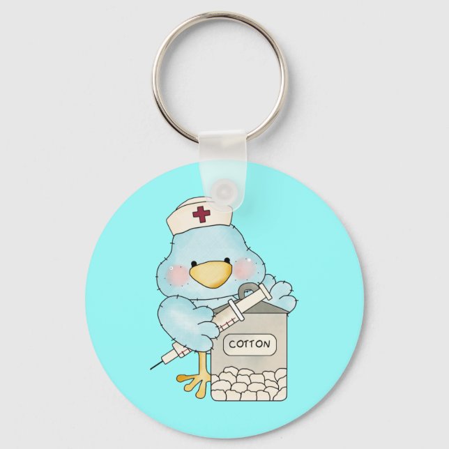 Porte-clés Infirmière Birdie porte - clé (Recto)
