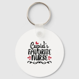 Porte-clés Infirmière Cadeau Cupid's Favorite Nurse