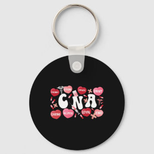Porte-clés Infirmière certifiée Groovy Saint-Valentin instant