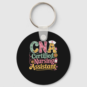 Porte-clés Infirmière certifiée Istant Cna Nurse Carese Hospi