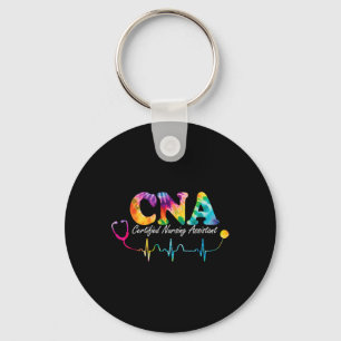 Porte-clés Infirmière certifiée Istant Tie Dye Cna Infirmière