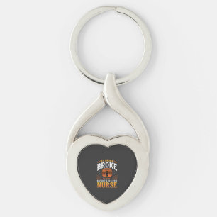 Porte-clés Infirmière de dialyse Halloween Balai Cassa Design