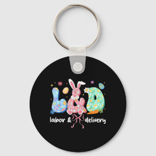 Porte-clés Infirmière en salle d'accouchement Lapin de Pâques