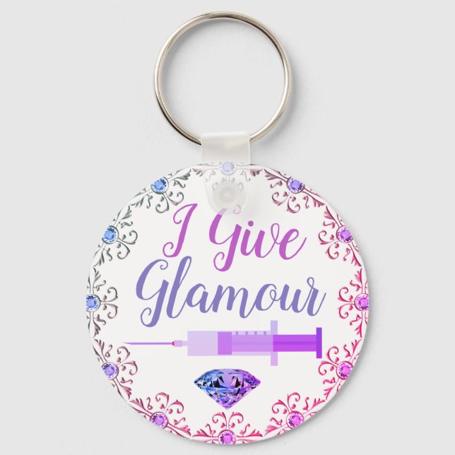 Porte-clés Infirmière glamour (Recto)