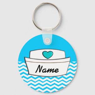 Porte-clés Infirmière inscrite Chevron Design