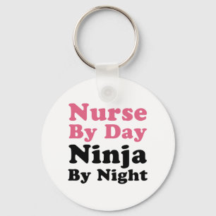 Porte-clés Infirmière Le Jour, Ninja La Nuit