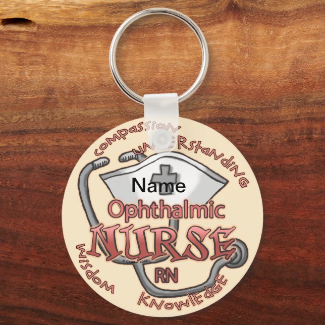 Porte-clés Infirmière ophtalmique Axiom (Recto)