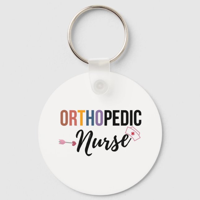 Porte-clés Infirmière orthopédique (Recto)