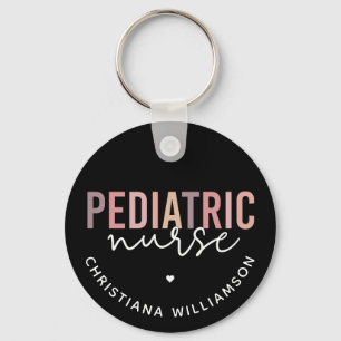 Porte-clés Infirmière pédiatrique sur mesure PEDS Infirmière
